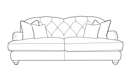 Dumpling line drawing