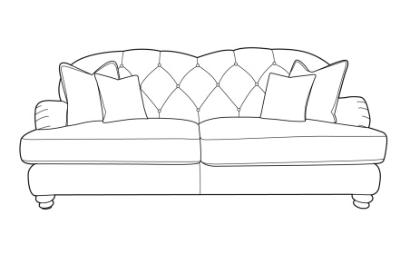 Dumpling line drawing