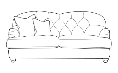 Dumpling line drawing