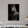 Zebra Glass Wall Art
