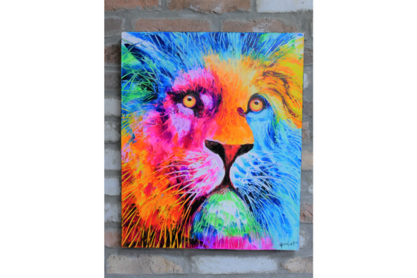 Lion Canvas Wall Art - Small