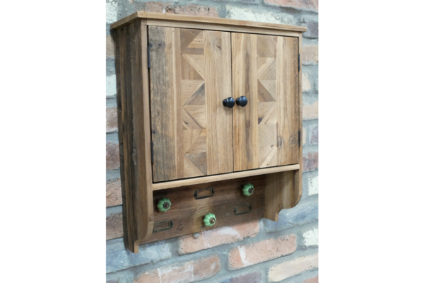 10389(2).JPG Rustic Wall Shelf with Hooks – Compact Storage Unit