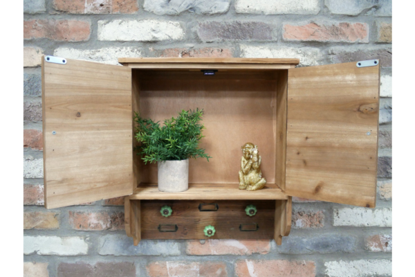 10389(4).JPG Rustic Wall Shelf with Hooks – Compact Storage Unit