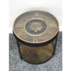 Industrial Cog Clock Side Table