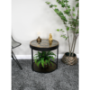 Clock With Cogs Side Table