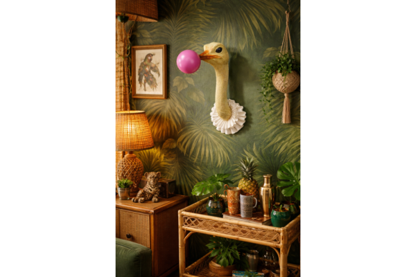 Ostrich Wall Decoration