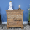 Carved Bedside Cabinet
