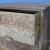 Carved Bedside Cabinet