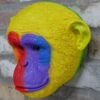 Rainbow Monkey Head
