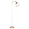 Ashcroft Floor Light Brushed Aged Brass