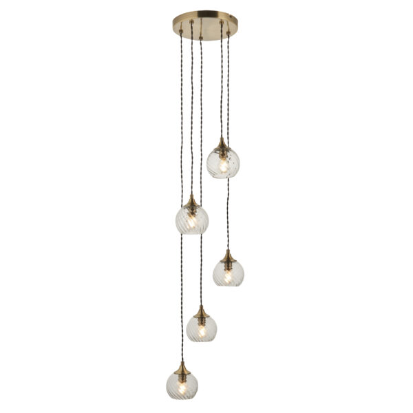 5016087220106_1_08042026101232.jpg Allegra 5 Cascade Pendant Light Antique Brass