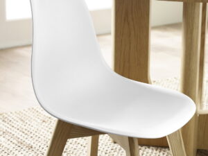 Set of 2 Agatha Dining Chair - White