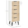 ALB023-6_1200x1200-2.jpg Alba 5 Drawer Chest - Silk Grey