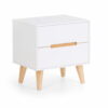 Alicia 2 Drawer Bedside - Anthracite