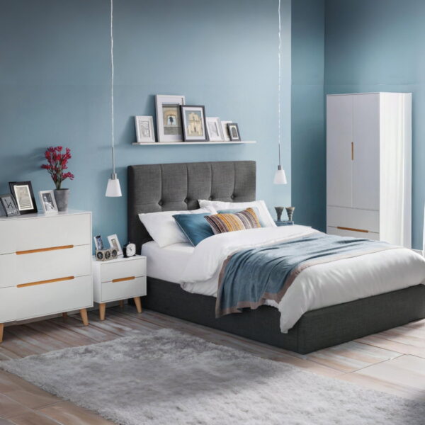 Alicia 3 Drawer Chest - White