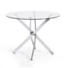 Anderson Round Glass Dining Table