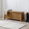 Aspen Storage Bench - Rough Sawn Pine