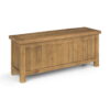 Aspen Storage Bench - Rough Sawn Pine