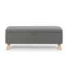 Astrid Blanket Box - Mid-Grey Linen