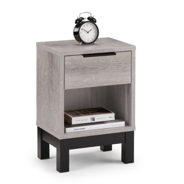 Bali 1 Drawer Bedside - Oak