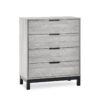 Bali 4 Drawer Chest - Grey Oak