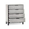 Bali 4 Drawer Chest - Grey Oak