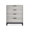 Bali 4 Drawer Chest - Grey Oak