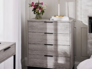 Bali 4 Drawer Chest - Grey Oak