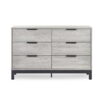 Bali 6 Drawer Wide Chest - Grey Oak