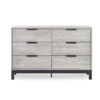 Bali 6 Drawer Wide Chest - Grey Oak