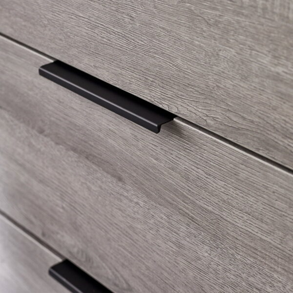 Bali 6 Drawer Wide Chest - Grey Oak