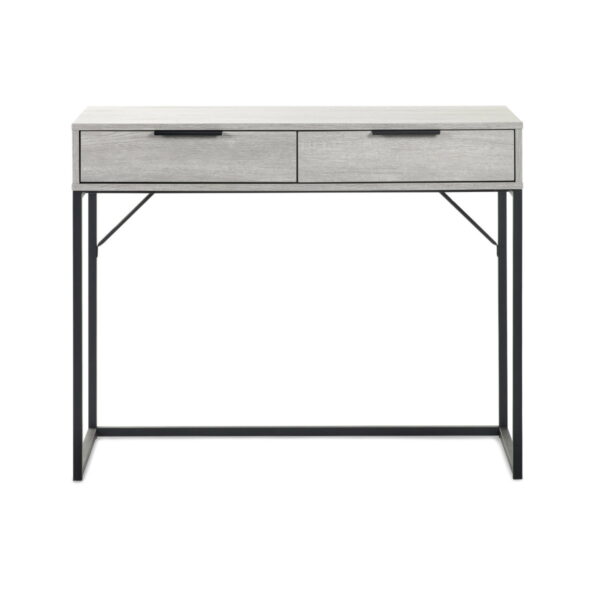 Bali 2 Drawer Dressing Table/Desk - Grey Oak
