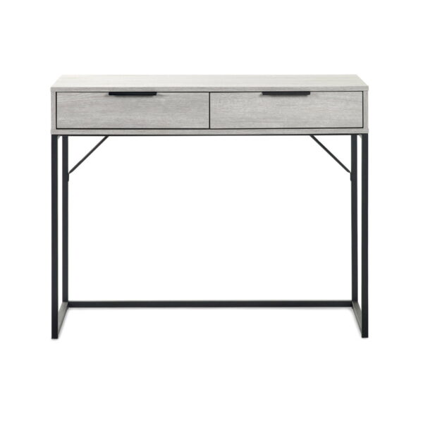 Bali 2 Drawer Dressing Table/Desk - Grey Oak