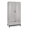 BAL106-3_1200x1200.jpg Bali 2 Door 1 Drawer Wardrobe - Grey Oak