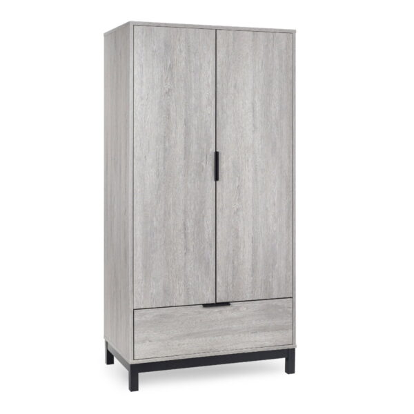 BAL106-3_1200x1200.jpg Bali 2 Door 1 Drawer Wardrobe - Grey Oak