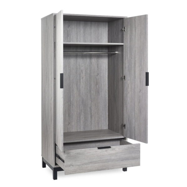 BAL106-4_1200x1200.jpg Bali 2 Door 1 Drawer Wardrobe - Grey Oak
