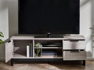Bali TV Unit - Grey Oak