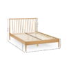 Belton Oak Spindle Bed - Soild Oak