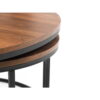 Bellini Round Nesting Coffee Table - White Marble