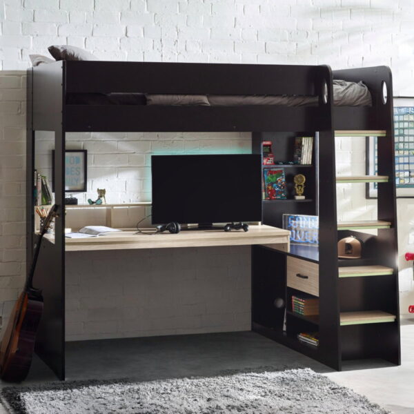 BLA002-2_1200x1200.jpg Blaze Gaming Highsleeper - Black And Pale Wood