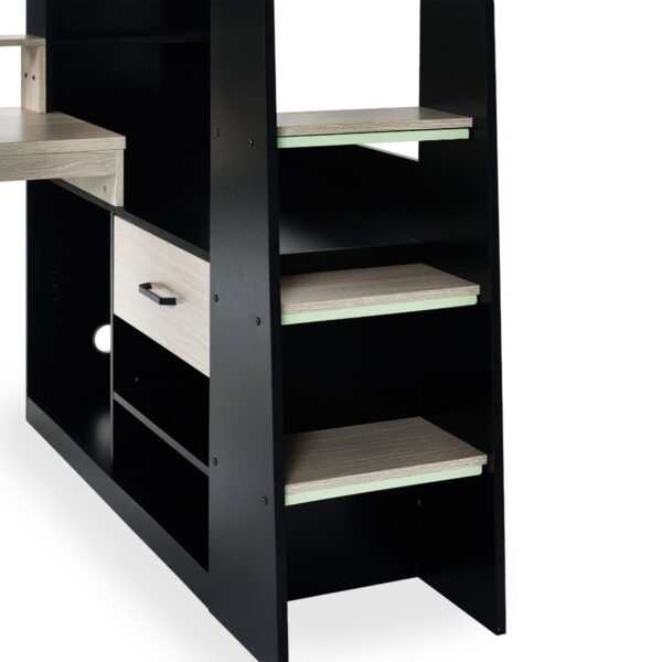 BLA002-Blaze-Gaming-Highsleeper-Black-amp-Pale-Wood-Detail-1_1200x1200-1.jpg Blaze Gaming Highsleeper - Black And Pale Wood