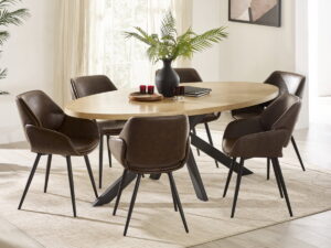 Bondi Oval 4-6 Seater Dining Table