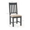 Set Of 2 Bordeaux Dining Chairs
