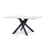 Bradley White Marble Dining Table