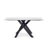 Bradley White Marble Dining Table