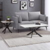 Bradley White Marble Coffee Table