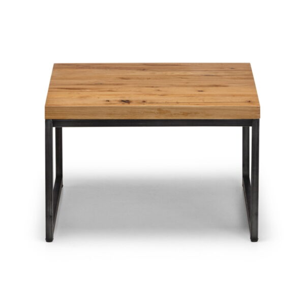 Brooklyn Nesting Coffee Tables - Dark Oak/Gunmetal