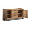 Brooklyn Sideboard - Oak/Gunmetal