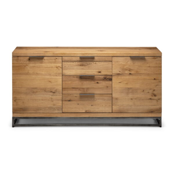 Brooklyn Sideboard - Oak/Gunmetal
