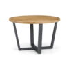 Brooklyn Round Table - Oak/Gunmetal